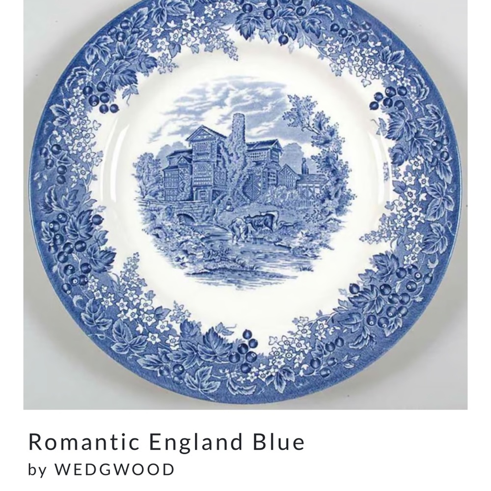 Wedgewood Blue Dinner Plates